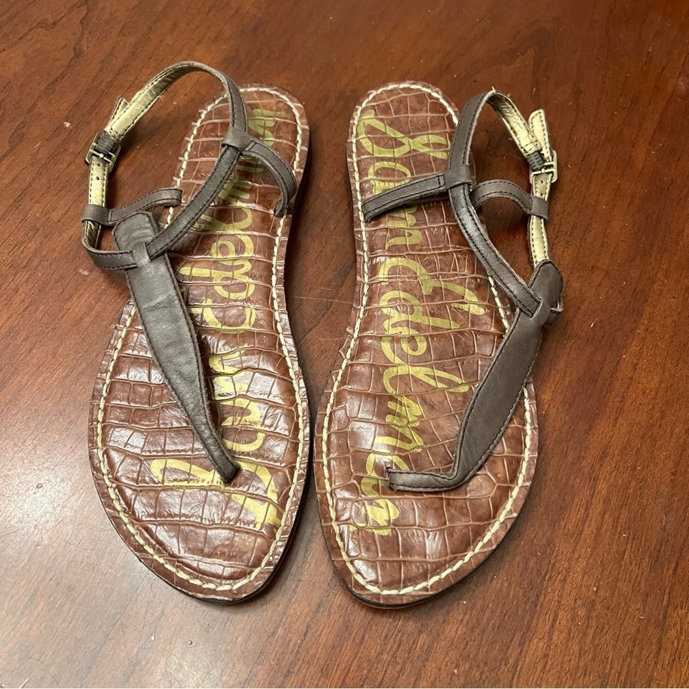 Women’s Sam Edelman brown strap sandals size 7M